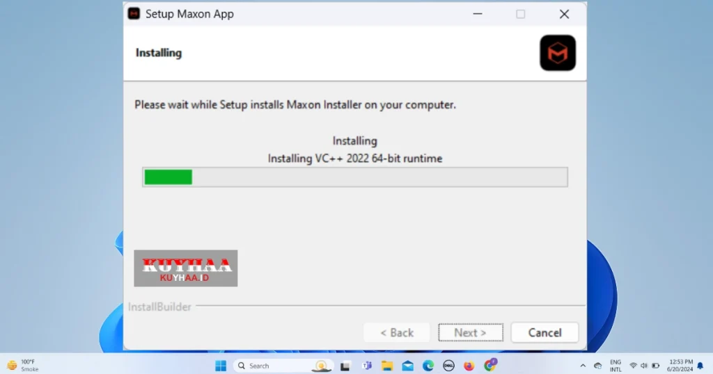 Installing Maxon