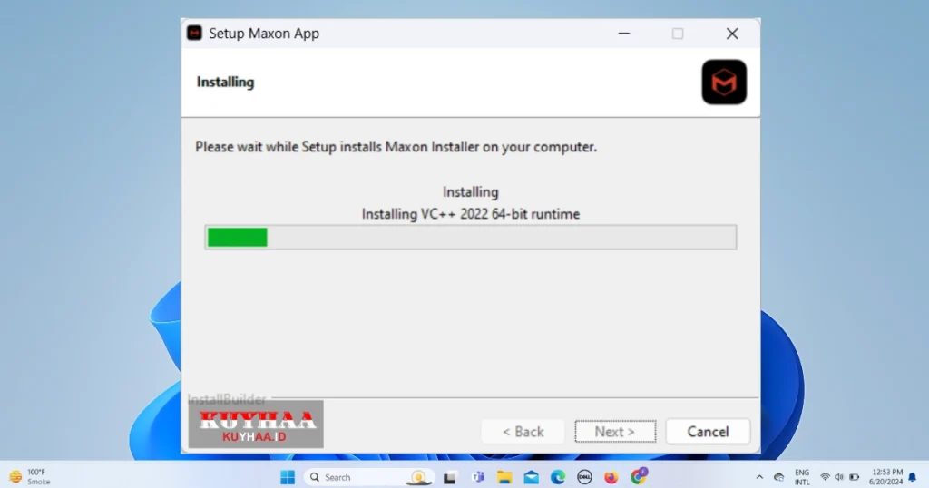 Installing Maxon