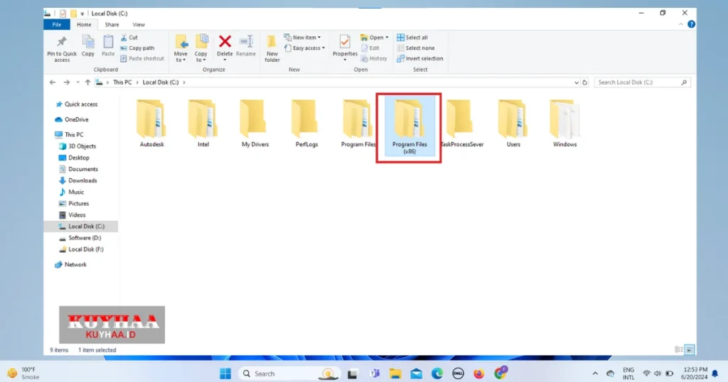 Buka File Program