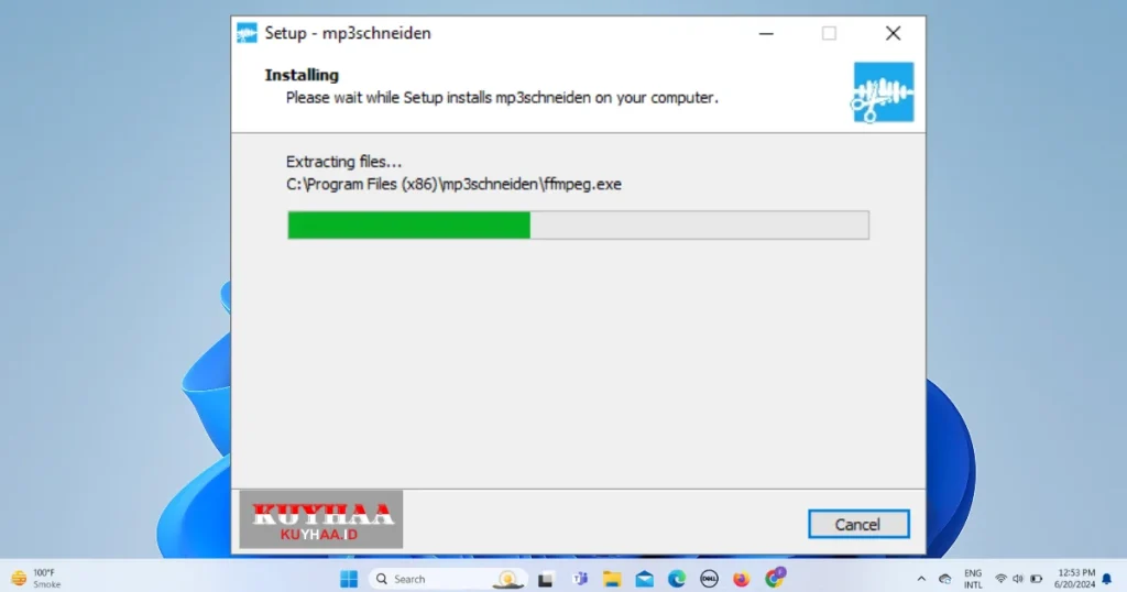 Menginstal Abelssoft mp3 cutter Pro