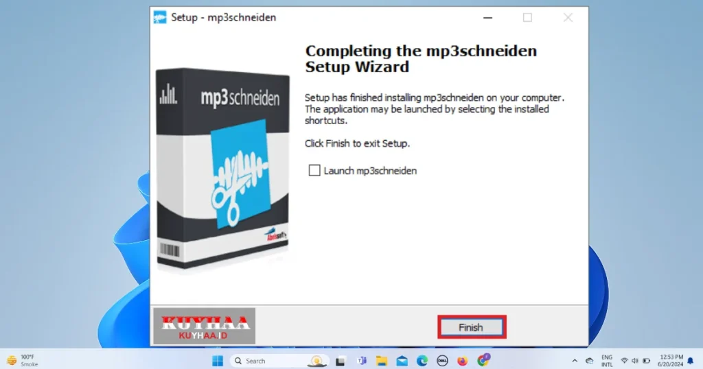 Instalasi Selesai Ablessoft MP3 Cutter Pro