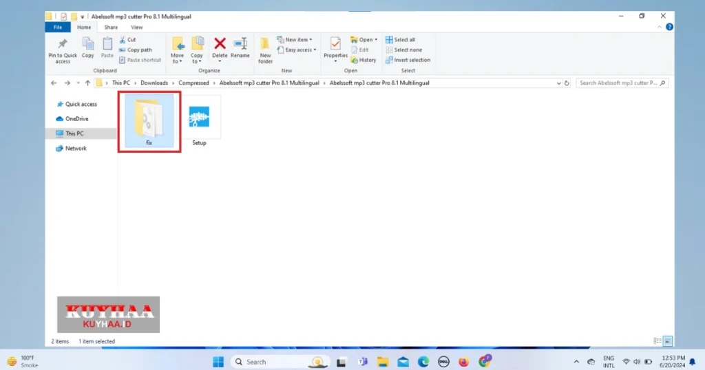 Buka Folder Crack