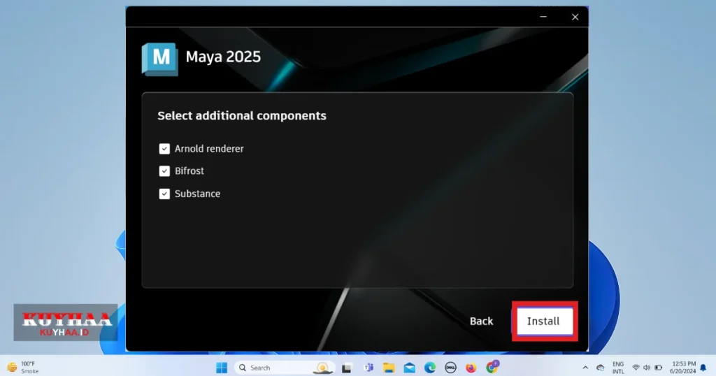 AutoDesk Maya additional components