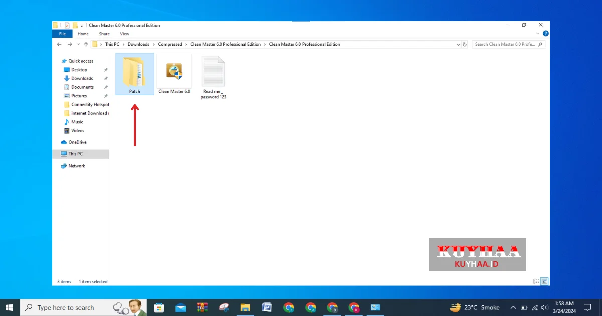 Buka Folder Clean Master for PC Patch 