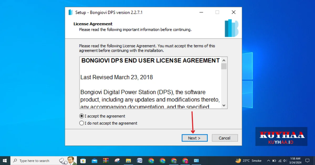 Installation Wizard Start click Next