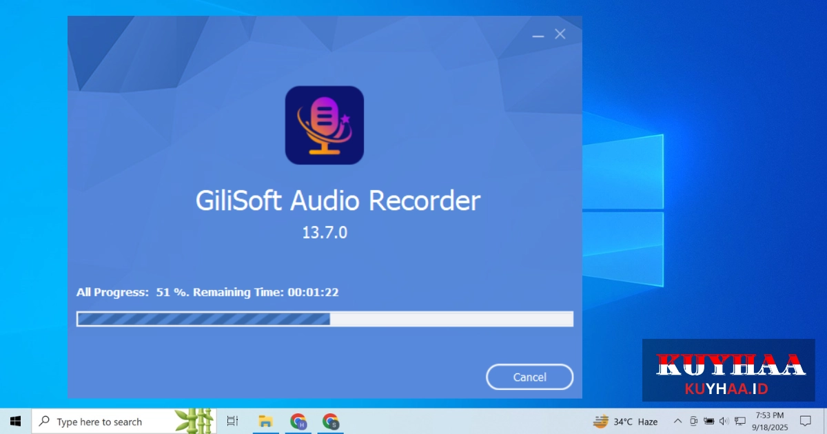 Installing GiliSoft Audio Recorder Pro