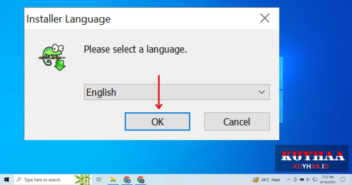Select Notepad++ Language