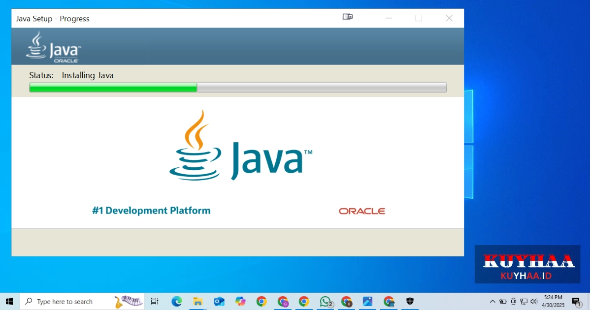 Installing Java SE Runtime Environment